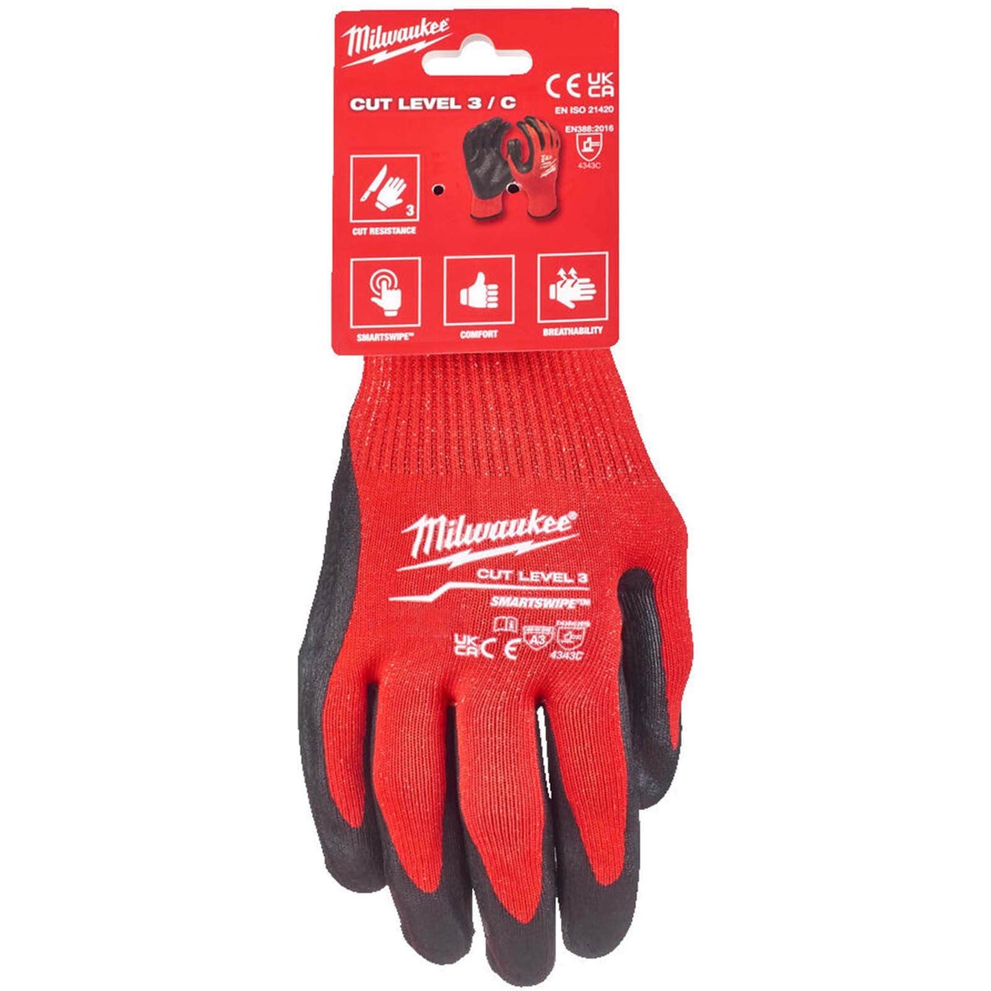 Milwaukee Guanto in nitrile cat.taglio 3/c resistente al taglio 4343c tg. s (7)