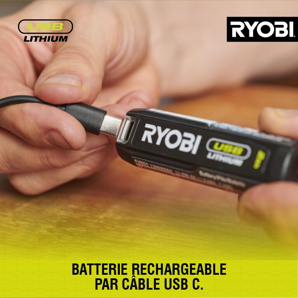 RYOBI RHC4-120G Coupeur à chaud pour polystyrène rechargeable avec batterie 4V