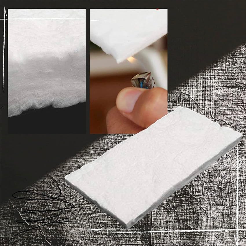 Lana ricambio bruciatore per camino a bioetanolo in fibra di ceramica