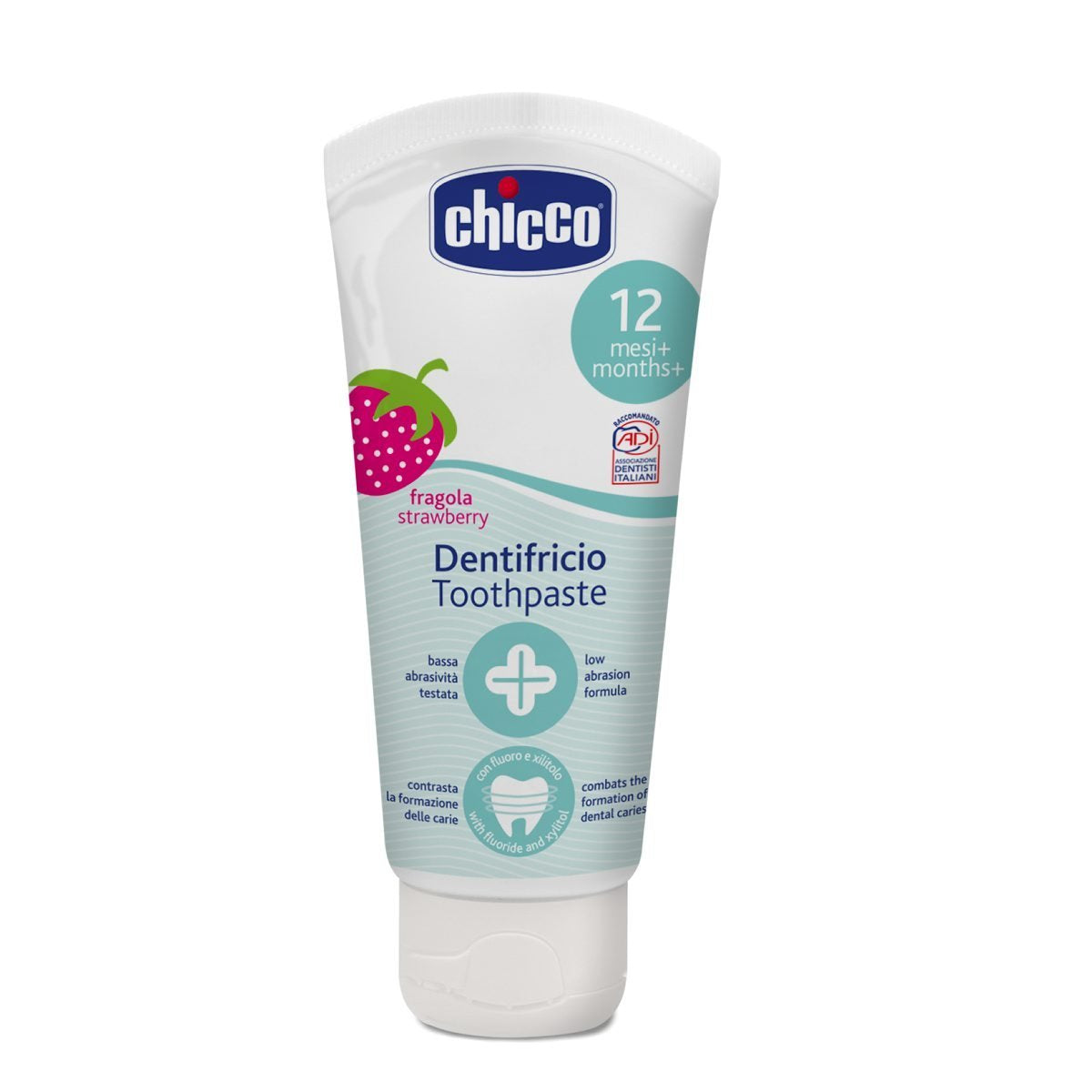 Chicco Set Dentale per Bambini, L'Astuccio Contiene Un Dentifricio 12 Mesi + e Uno Spazzolino, Oral Care, Azzurro, 6 Mesi+