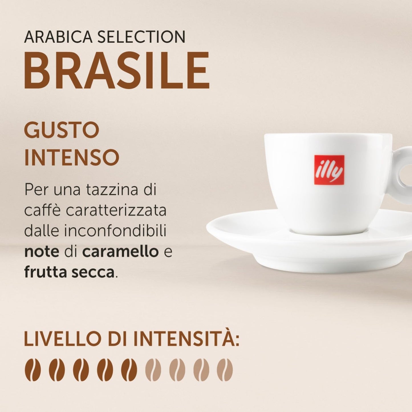 illy Capsule Caffè Iperespresso Arabica Selection Brasile, 6 Confezioni da 18 Capsule, Totale 108 Capsule