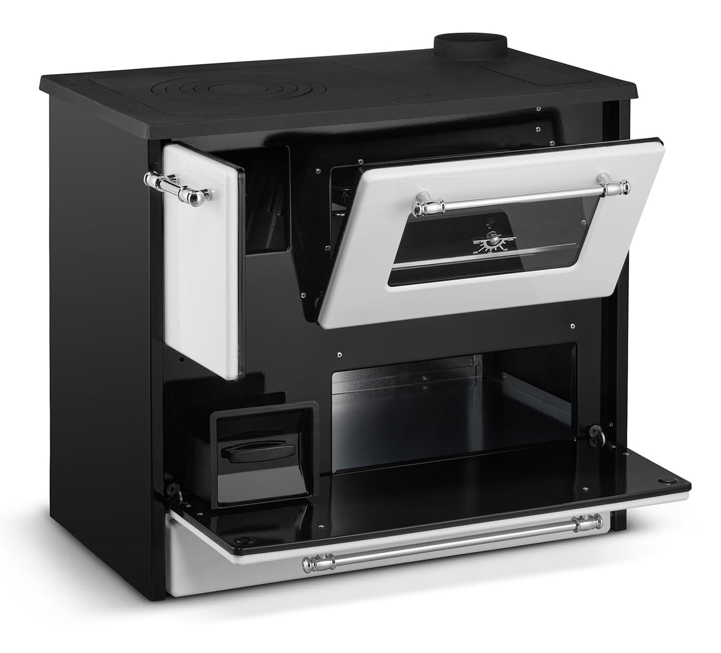 Cucina A Legna Stufa 9 Kw Cappuccino Beatrice L87xP51xH79 Ecodesign