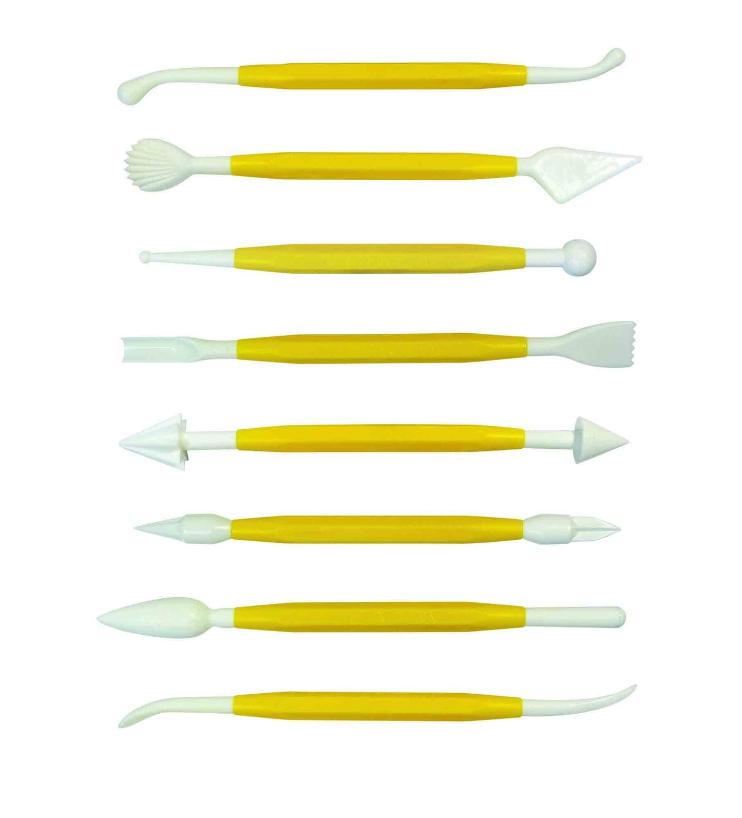 BK123 Set Utensili per Cake Design, Giallo