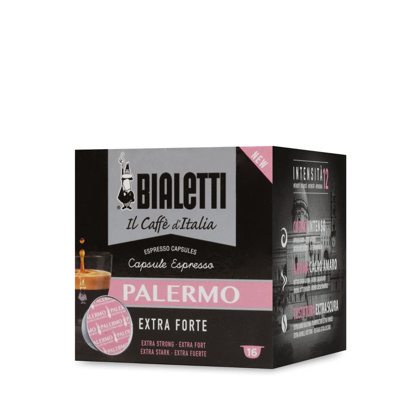 BIALETTI 128 Capsule di Caffè a Scelta per Mokespresso Mokona Mini Express