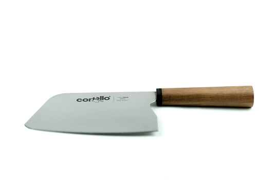 Sanelli Ambrogio - CORTELLO, Coltello Professionale da Chef. Lama in Acciaio Nitro-B, 17,5 Cm. Manico in Legno di Noce ed Ebano