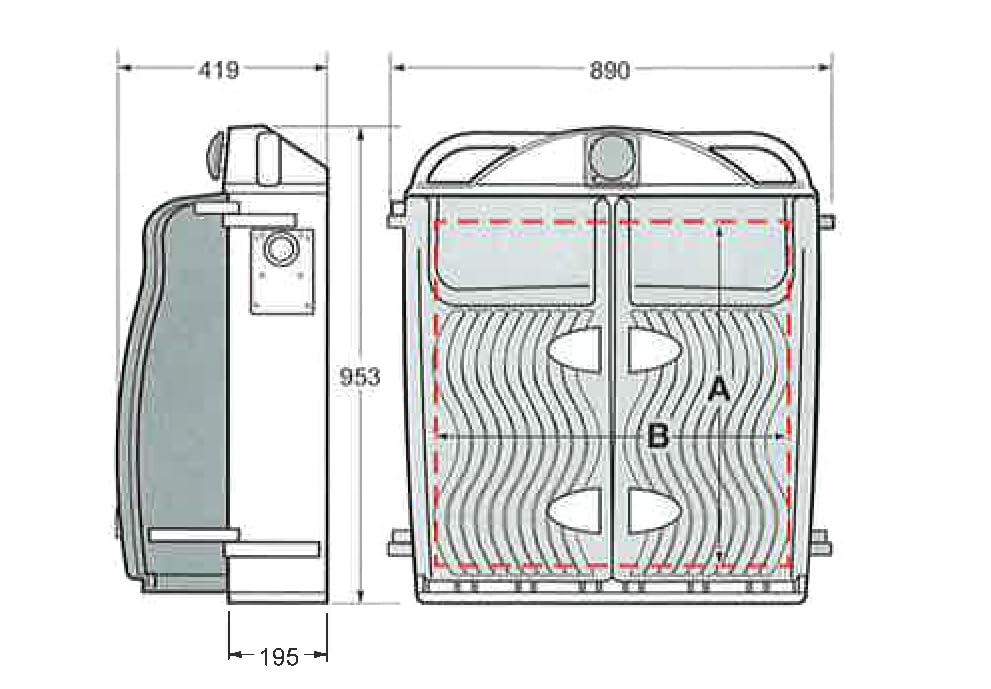 ROSI, 3155 Quadro da Cantiere 70KW con 5 Prese Interbloccate: 2 Prese da 16A 2P+T; 2 Prese16A 3P+T e 1 Presa 63A 3P+N+T + Pulsante di Emergenza
