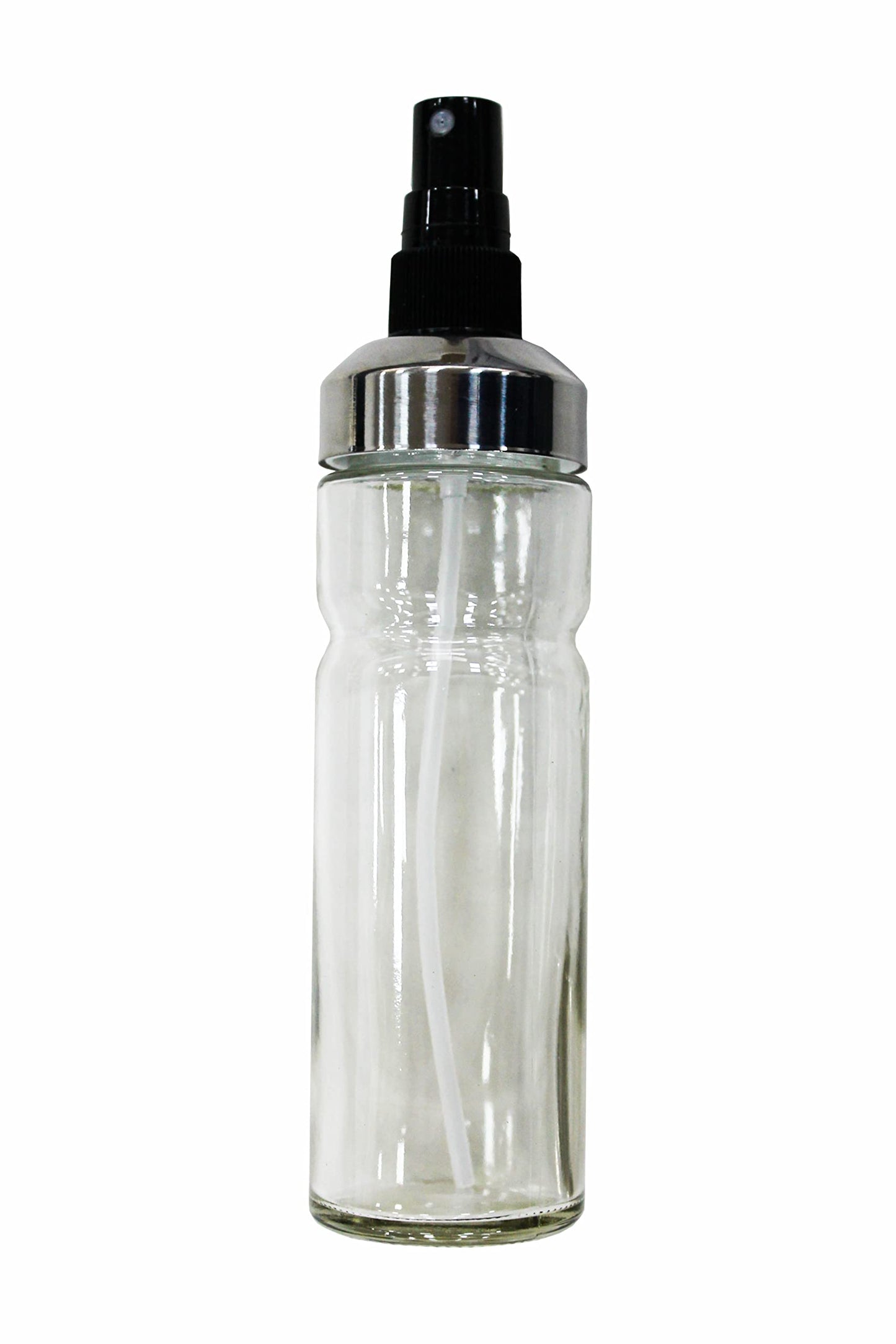 Fackelmann Oliera Trasparente a Spruzzo, Acciaio Inox, Argento, 200 ml
