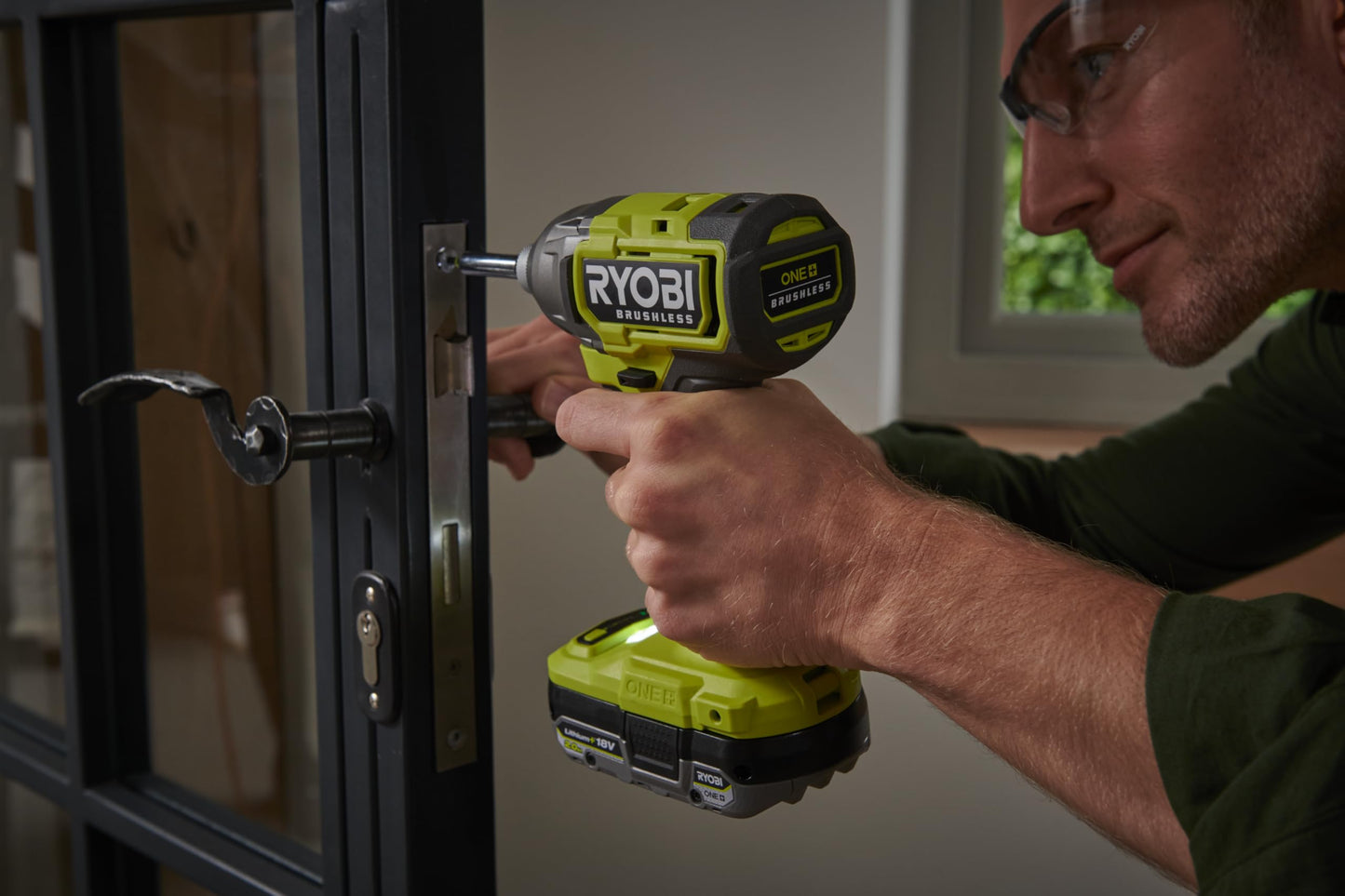 RYOBI RID18BL-0 Avvitatore ad Impulsi Brushless 1/4" a Batteria 18V ONE+, Batteria non Inclusa, 4 Velocità, 4.000 Colpi al Minuto, Coppia 300 Nm