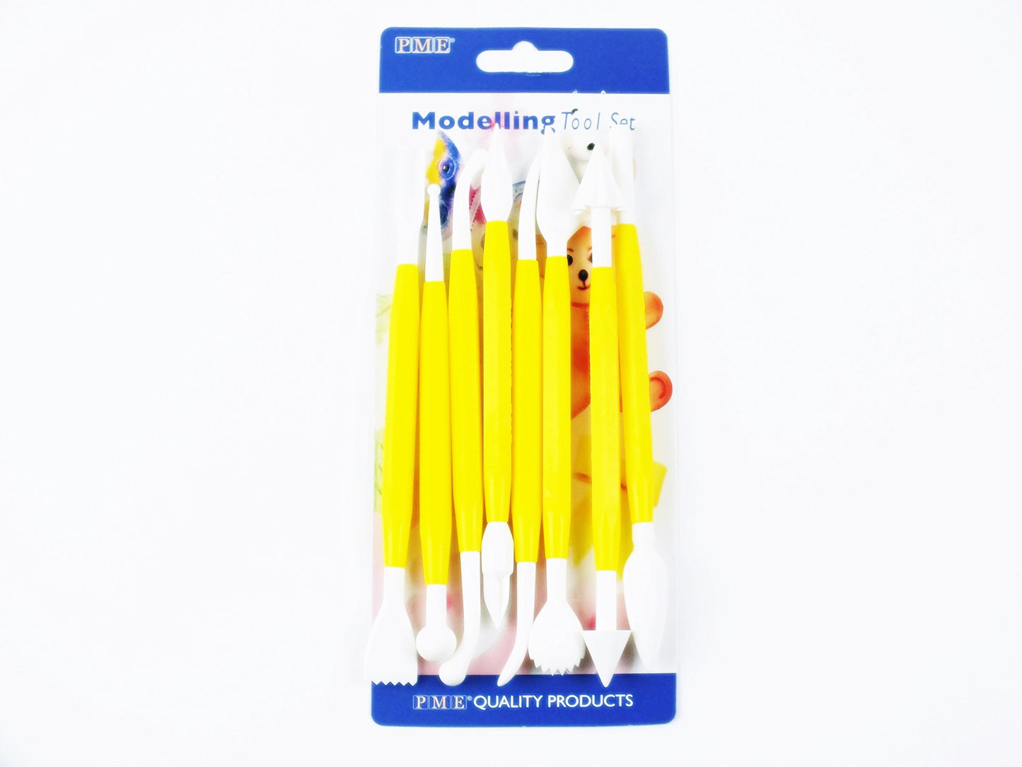 BK123 Set Utensili per Cake Design, Giallo