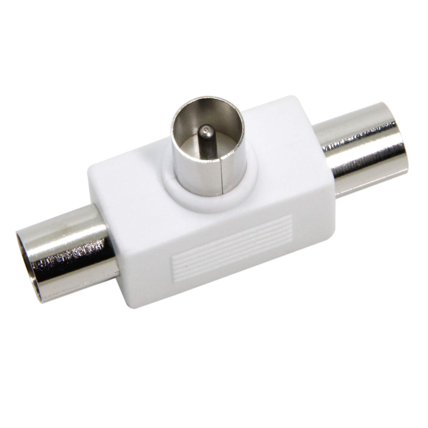 ROSI RS93024 Adattatore Connettore Triplo TV Tre Vie: 1 Spina 2 Prese Antenna