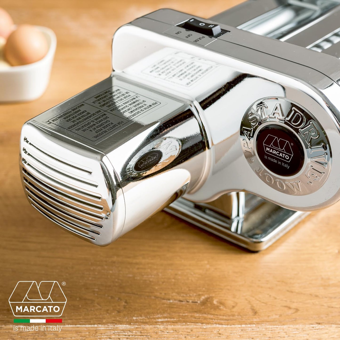 Marcato PD-220V Motore per Macchina per Pasta, 100W, Plastica, Argento