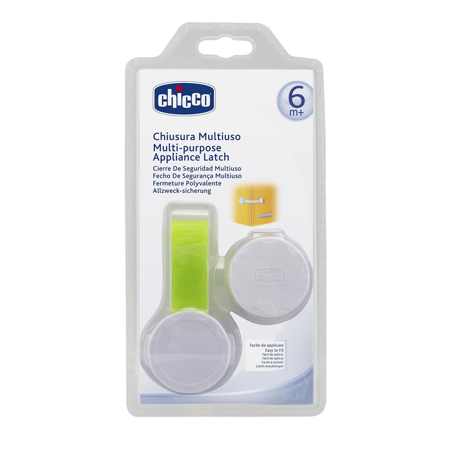 CHICCO | Chiusura Multiuso – Blocca Ante, Porte, Mobili e Frigorifero in Sicurezza