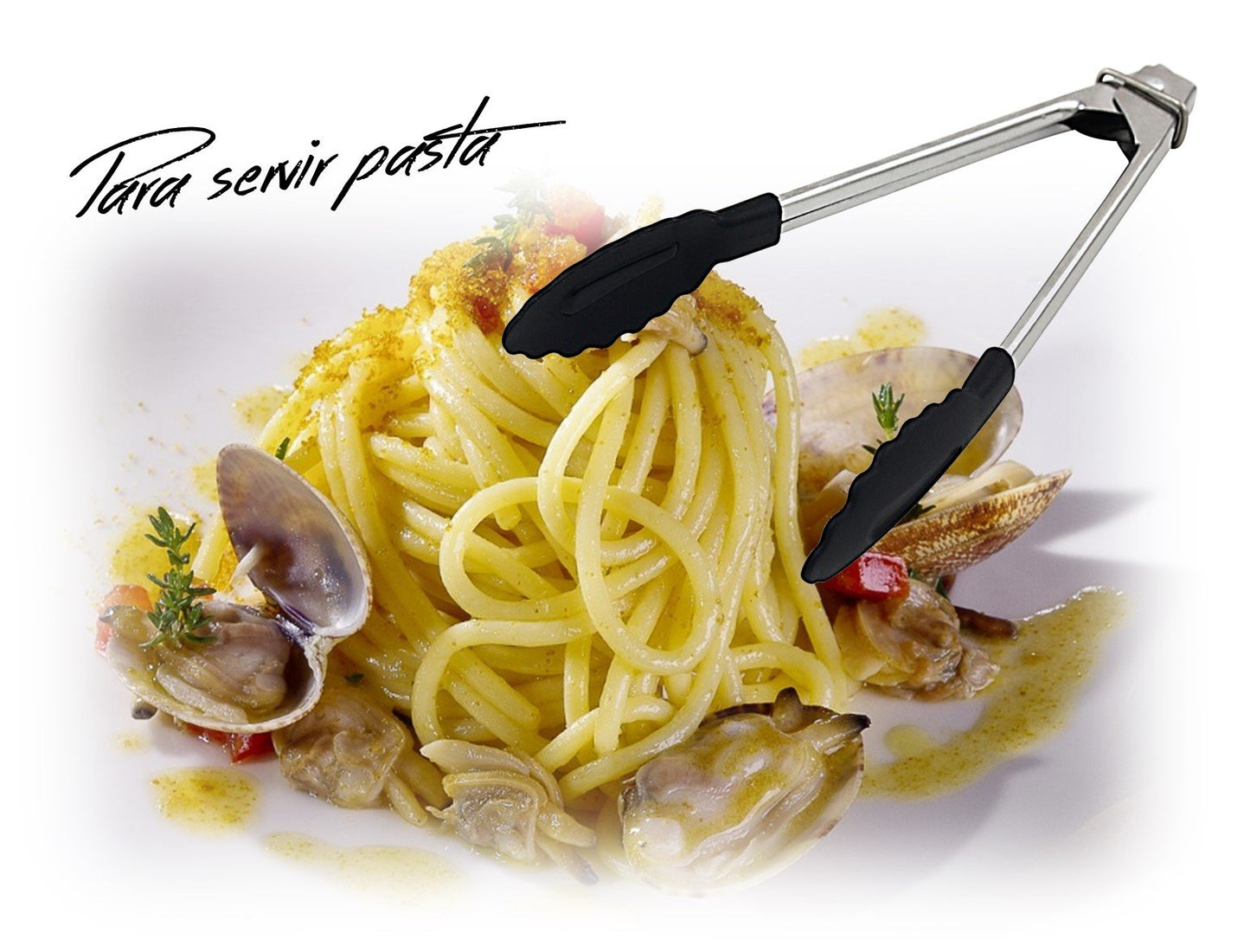 Fackelmann Pinze Multiuso da Cucina, Acciaio e Nylon