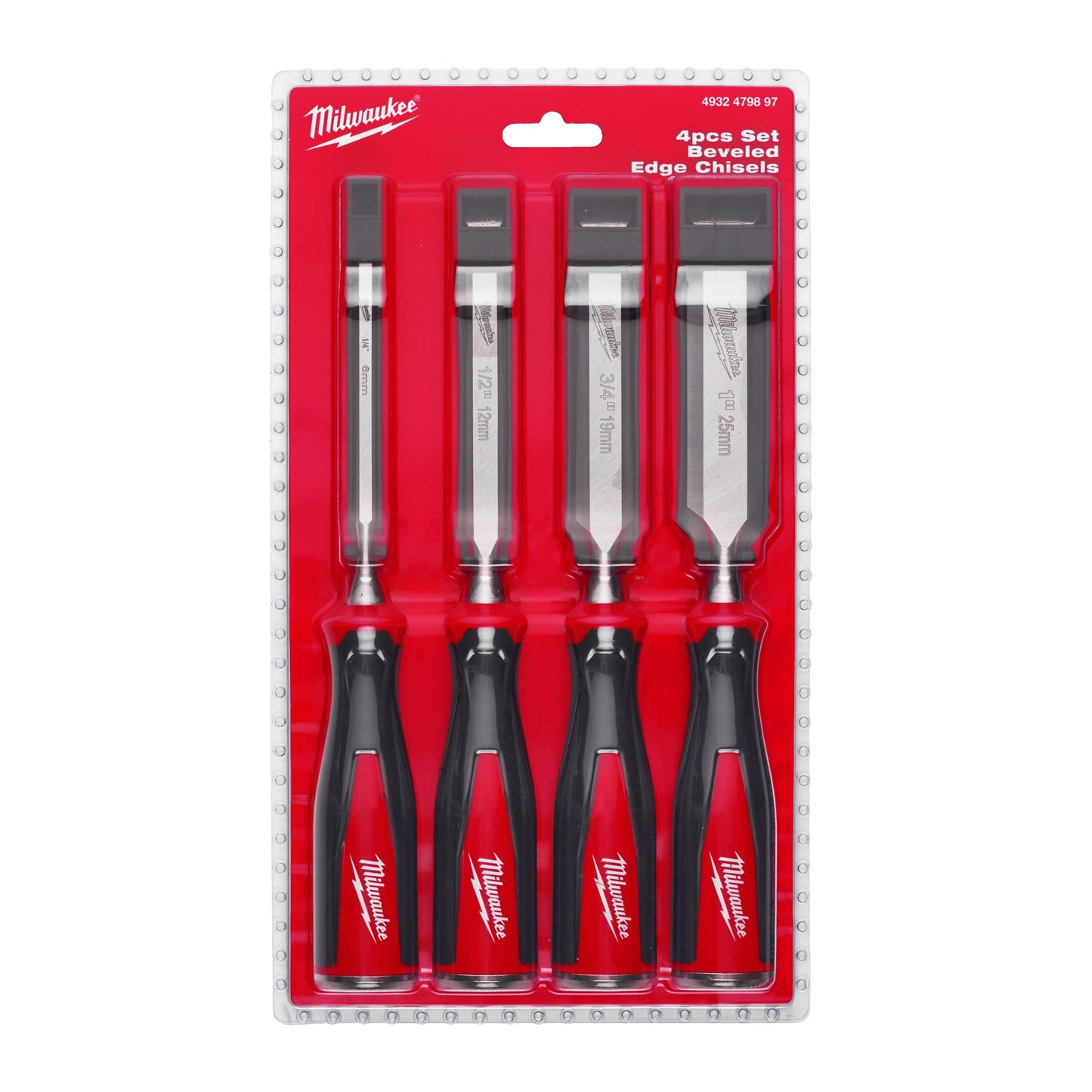 Milwaukee Set Scalpelli da 4 Pezzi