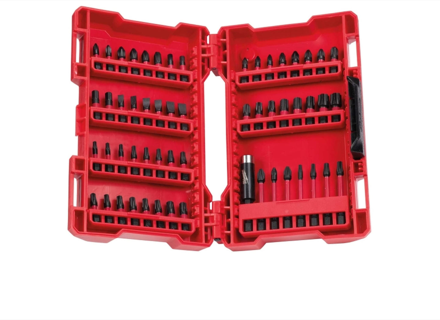 MILWAUKEE SHOCKWAVE Set di Bit 56 pezzi | Porta bit Magnetico e Inserti per Avvitatore ad Impulsi