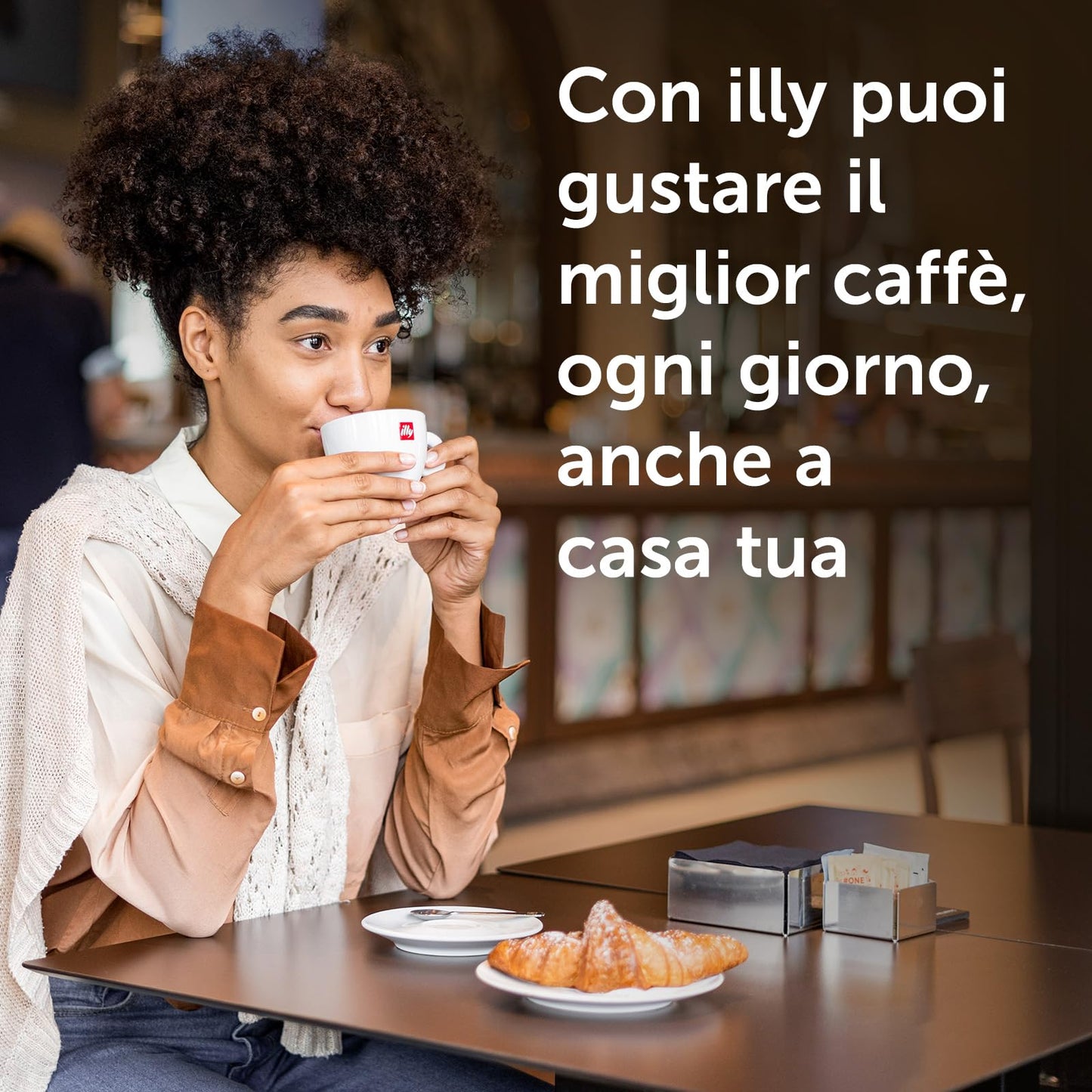illy, Caffè in Capsule Iperespresso FORTE, 100% Arabica con Intenso Aroma di Pan Tostato e un Retrogusto di Cioccolato Fondente, Gusto Deciso, 6 Confezioni da 18 (108 Capsule Totali)