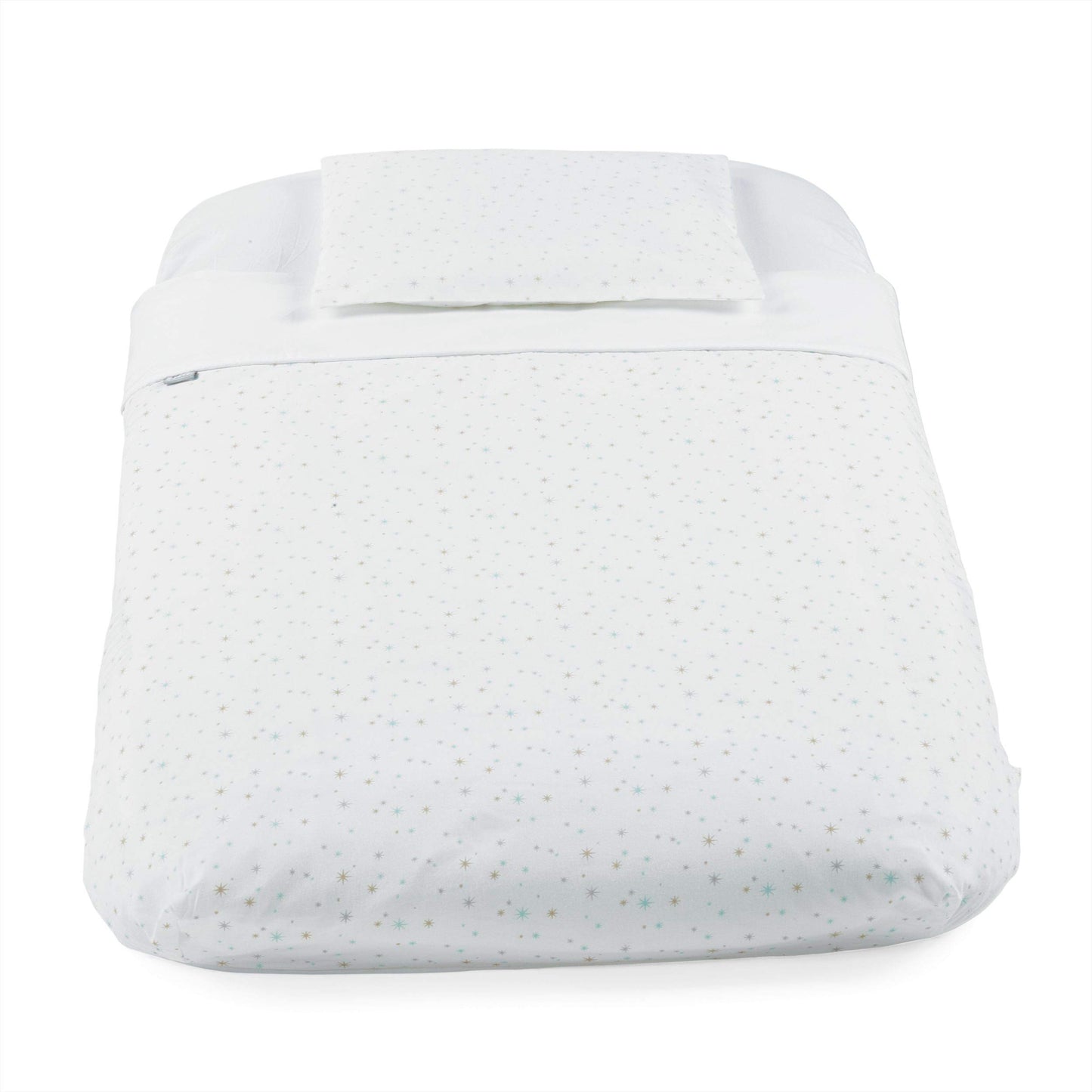 CHICCO Set di 4 pezzi Next2me federa + lenzuolo + copripiumino + copripiumino + copripiumino Stars