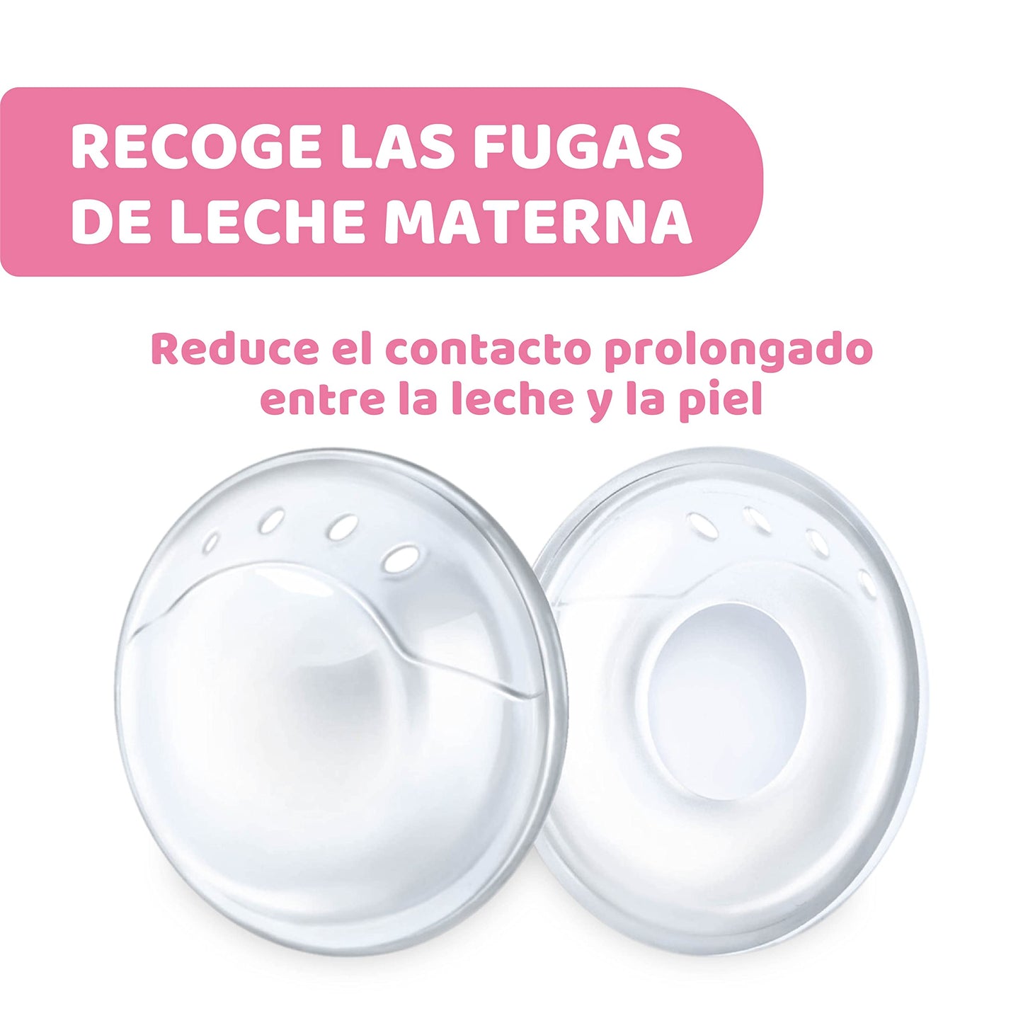 Conchiglie Raccoglilatte, in morbido Silicone, si adattano alla forma del Seno, 2 pz