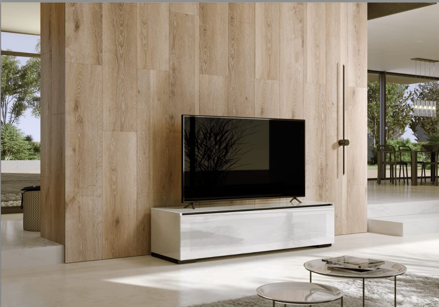 MUNARI GE 152 BI Mobile porta TV fino a 65” - 5 RUOTE - Active Door