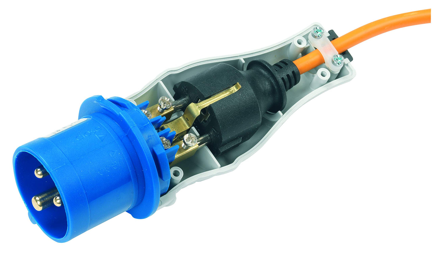 ROSI 1821 PLUG SHELL Adattatore Industriale per Spine Schuko 16A 6h/250V