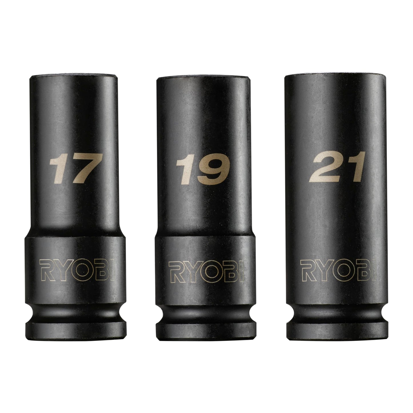 RYOBI RHDIS3PC - Set di chiavi a bussola per pozzi profondi, 3 pezzi