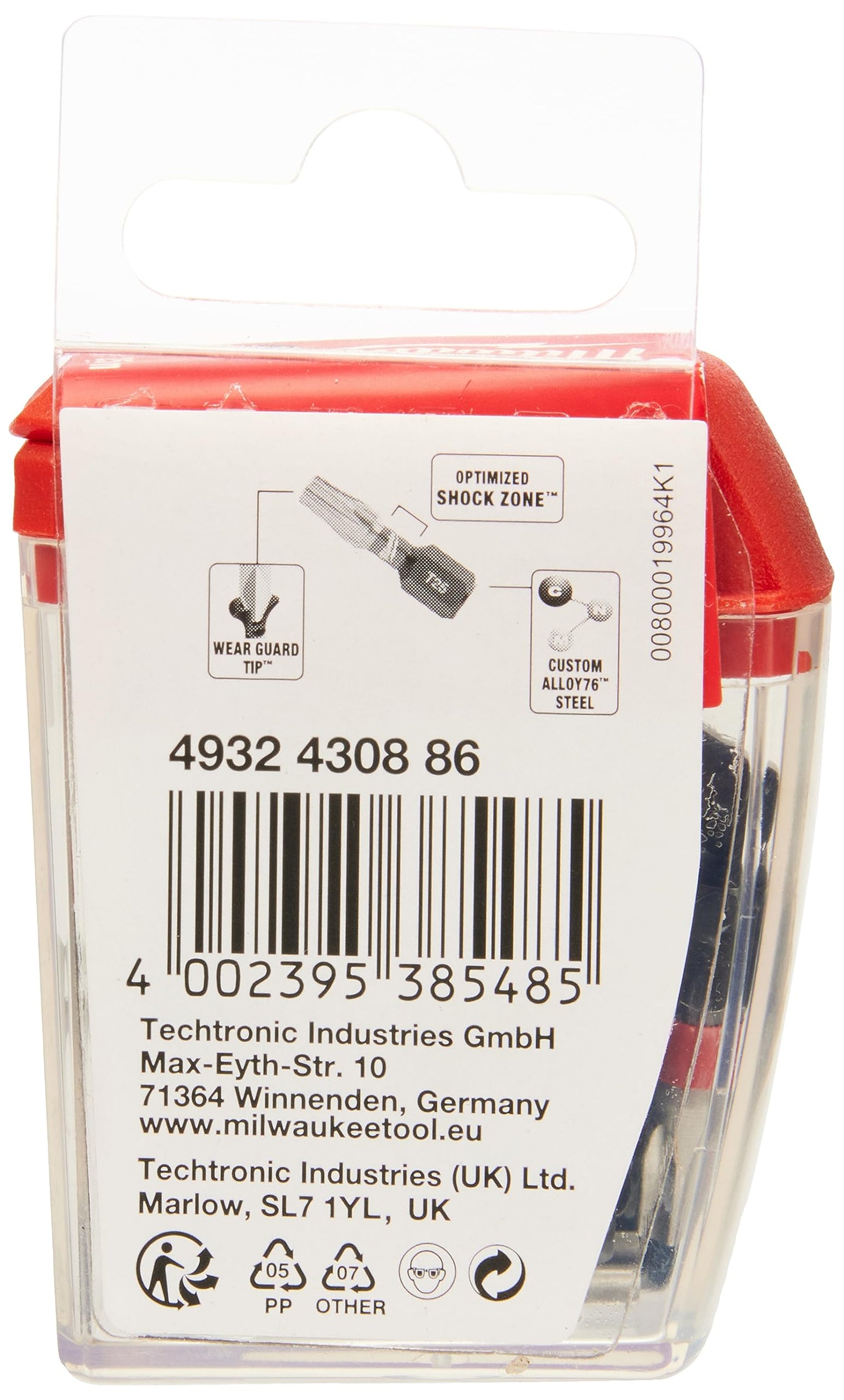 Milwaukee 20 Bit Torx, Punte per Avvitatori Ad Impulsi Shockwave TX30 x25mm
