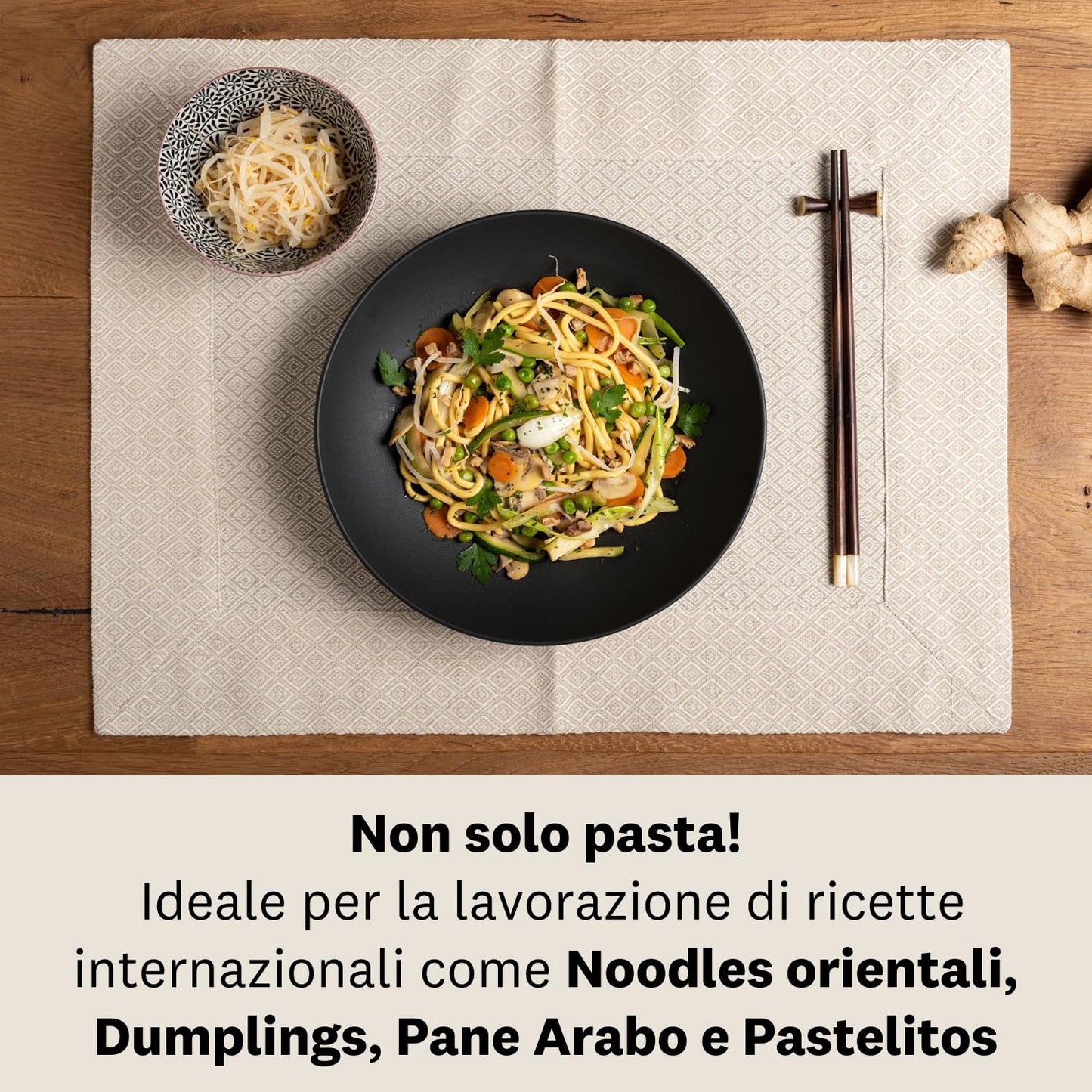 Marcato Multipast Macchina per Pasta Manuale Acciaio Cromato con Accessori : Ravioli, Spaghetti e Reginette