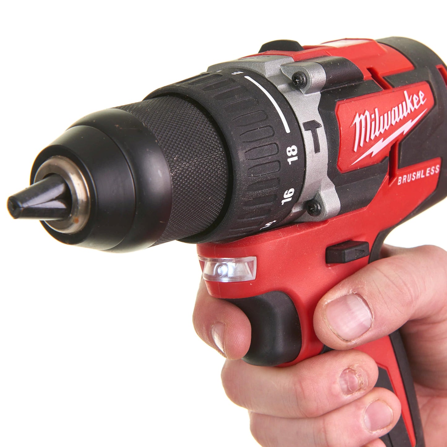 MILWAUKEE M18CBLPD-202C | Trapano a percussione compatto 18V Brushless, con 2 Batterie da 2,0Ah M18™