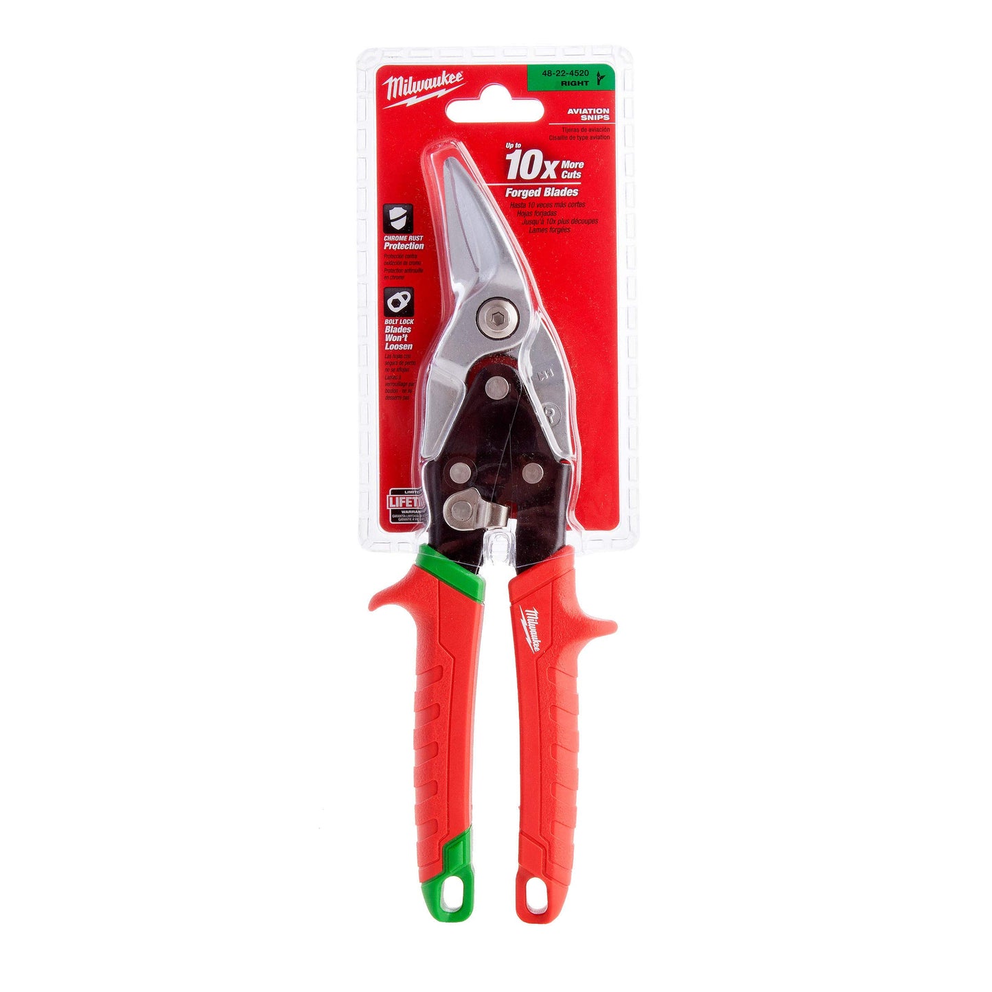 Milwaukee 48224520 Forbici Tagliate A Destra