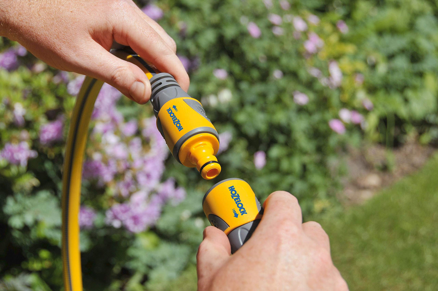 HOZELOCK | Connettore Maschio Doppio, Giunzione Tubi Irrigazione, Riparazione Tubo da Giardino