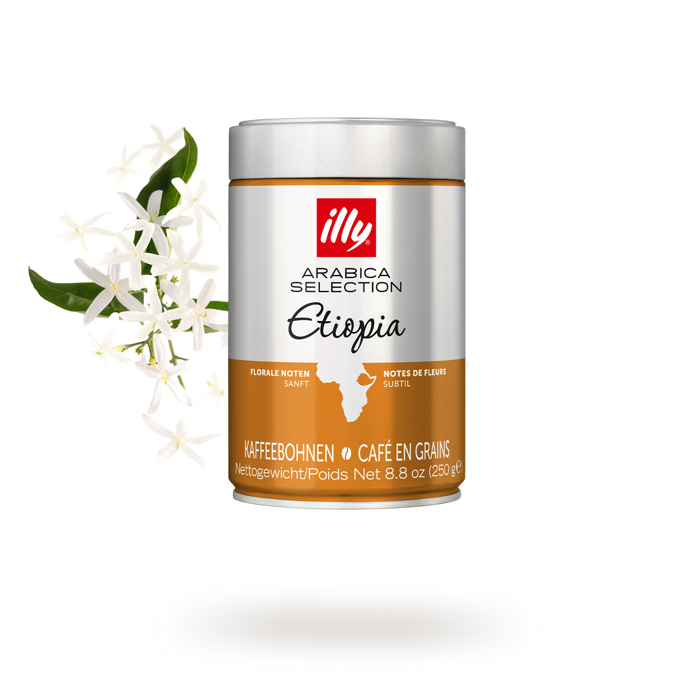 ILLY - 6 Barattoli da 250 Grammi di Caffè in Grani | Scegli la Variante Desiderata - Arabica Selection