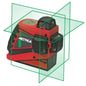 Livella Laser Autolivellante Metrica 3D 360 Gradi Raggio Verde 61410M High Power