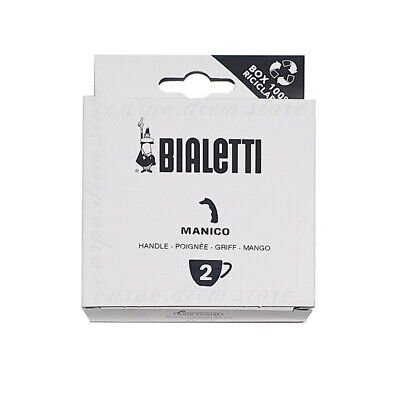 BIALETTI | 1 Manico per Moka Brikka 2 Tazze | Handle + Screw | Ricambi Ricambio