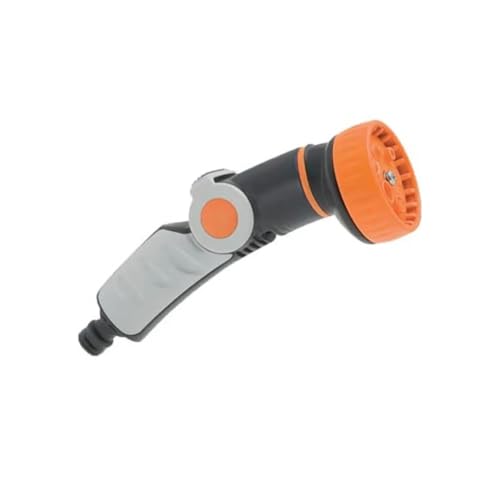 GF80005528 Lancia ergonomica a portata variabile, 8 Jet Diversi | Pistola per Irrigazione con aggangio rapido | MADE IN ITALY