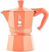 Bialetti Caffettiera Moka 1 tazza Arancione , in Alluminio