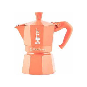 Bialetti Caffettiera Moka 1 tazza Arancione , in Alluminio
