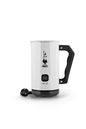 Bialetti Milk Frother Elettrico, Montalatte per Cappuccino, Capacità 150 Ml Cappuccino O 300 Ml Latte Caldo, Bianco
