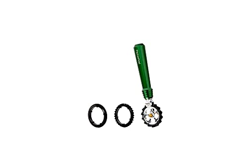 Marcato Tagliapasta, Rotella Tagliapasta, 3 Tipi di Taglio, anche per Biscotti, Chiacchiere e Creckers, Accessorio da Cucina, Made in Italy. Modello: Pastawheel, Verde