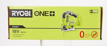 Ryobi R18JS-0 Seghetto Alternativo a Batteria 18V ONE+, Cambio Lama Senza Attrezzi, Movimento Regolabile in 4 Posizioni, Batteria Non Inclusa