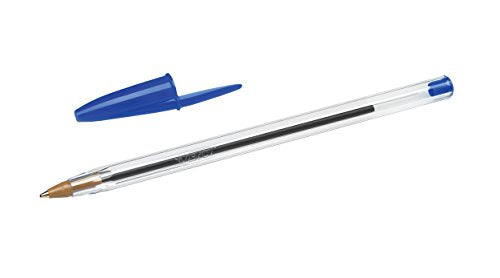 BIC BIC® Cristal® - Penna a sfera media, 0,4 mm, colore: Blu