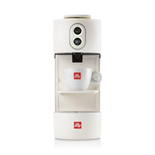 illy Nuova Macchina da Caffè a Cialda ESE 44 mm Filtro Carta 1000 ml, Colore Bianco