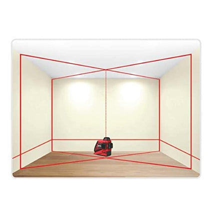Livella Laser Autolivellante Metrica 3D 360 Gradi Raggio Verde 61410M High Power