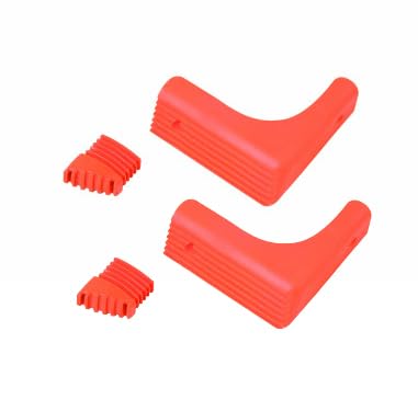 GIERRE D4073 Kit Piedini Antiscivolo di Ricambio per Sgabelli, 4 Pezzi Anteriori e Posteriori, Compatibile con Modello BA310