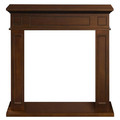 Cornice per camino rivestimento in legno L89,5xH90,5xP28 Jefferson Noce