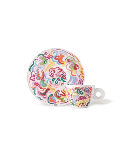 Illy Art Collection Sol Calero | 25368 Un Set da 2 Tazze Espresso, Numerate e Firmate dall'artista