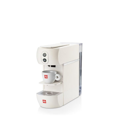 illy Nuova Macchina da Caffè a Cialda ESE 44 mm Filtro Carta 1000 ml, Colore Bianco