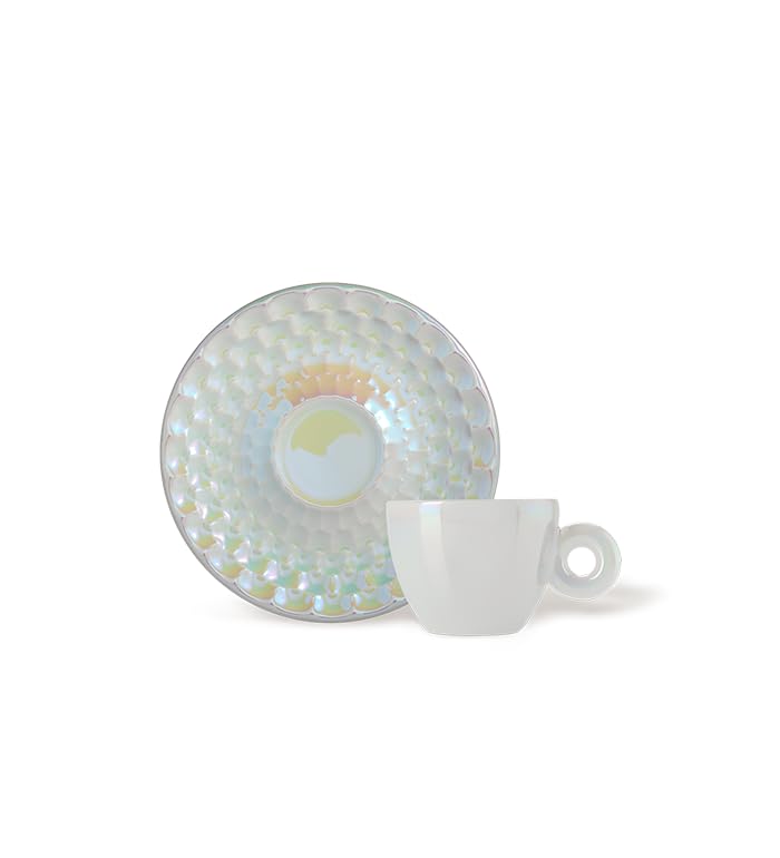 illy Collection 25568 Set di 2 Tazze da Espresso Art Collection John Armlender, Tazzine + Piattini Numerati e Firmati