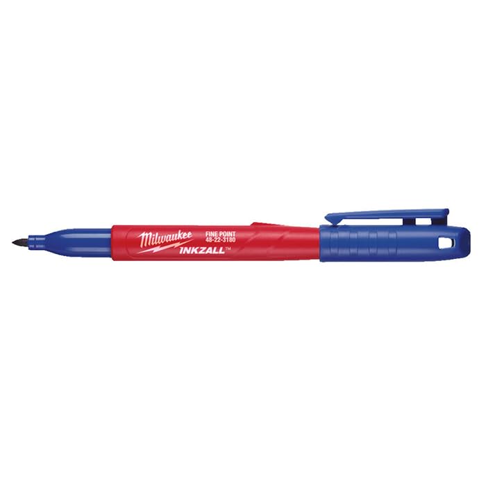 Milwaukee | Pennarello INKZALL Indelebile Colore Blu Punta Fine 1mm