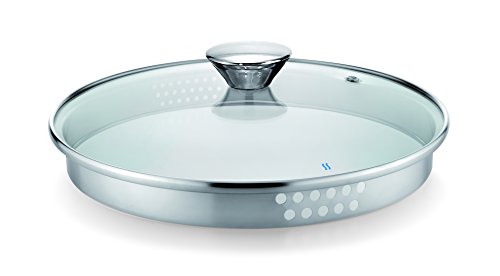 Lagostina Smart Set di Pentole Induzione, Gas e Forno in Acciaio Inox 18/10, 9 Pezzi, Fondo Lagoseal Plus Triplo Strato, Batteria di Pentole con 4 Casseruole, Pentola 2 Maniglie, 4 Coperchi