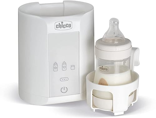 Scaldabiberon Portatile Da Viaggio E Scaldapappa Con Tre Programmi E Spegnimento Automatico, Bianco, ‎14 x 14 x 17.5 cm; 820 grammi